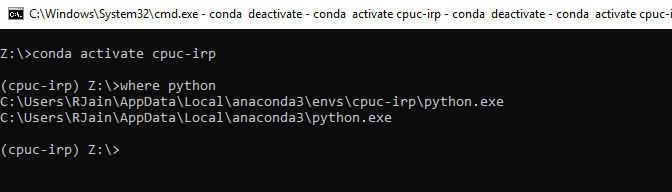 List of Python paths